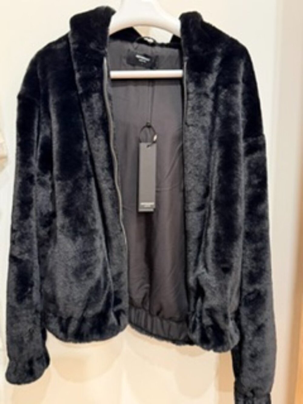 Faux Fur Zipup